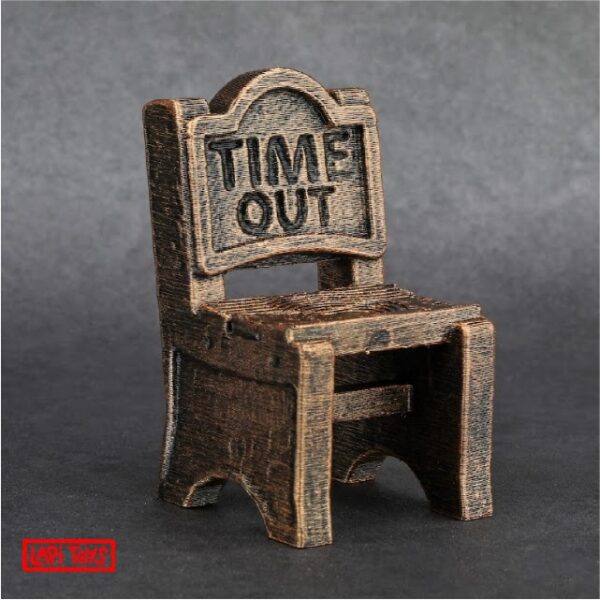 Dice Jail Chair & Dunce - Resin - Bronskleurig