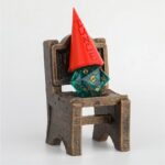 Dice Jail Chair & Dunce - Resin - Bronskleurig