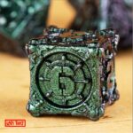 Polydice Seafarers Regret - Metaal - 7 stuks - Inclusief dice bag - Groen