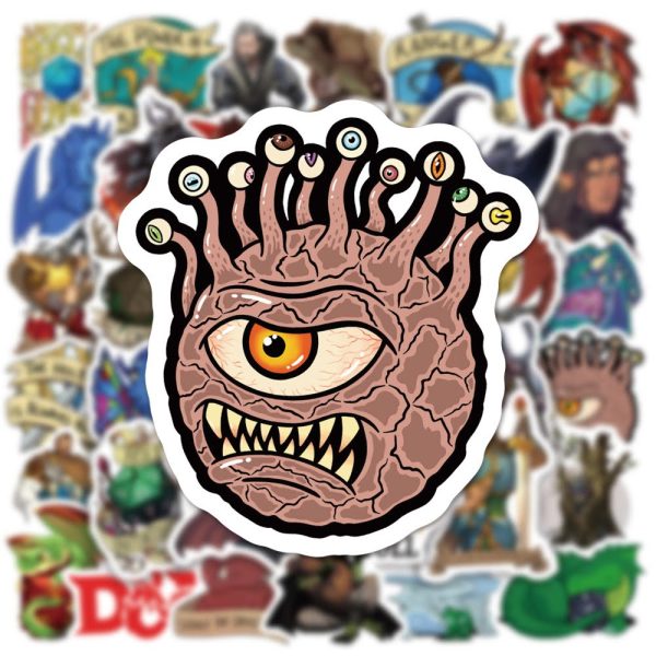 DnD Epic Adventure Stickers - 100 stuks - Meerkleurig