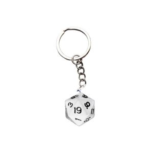 DnD Dungeon Master's Delight Keychain - Acryl - Wit