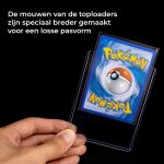 Pokémon sleeves - Toploader + Soft sleeves voor Pókemon kaarten - Combi pack - TCG - Kaartbescherming - Penny sleeves - Pokémon verzamelmap - 50 Toploaders en 200 Sleeves