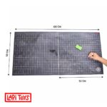 Reversible Battlemat - Adventure Grid - 100 x 50 cm – Inclusief stiften en polydice set - Meerkleurig