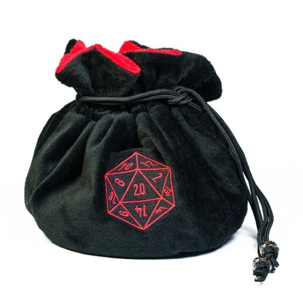 Dice Bag Rogue- Fluweel - Zwart