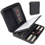 Dnd storage folder - Dnd storage box - Multiple compartments - 32 x 26 x 8 cm - Cotton - Black