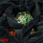 Dice Bag Wizard - Fluweel - Blauw