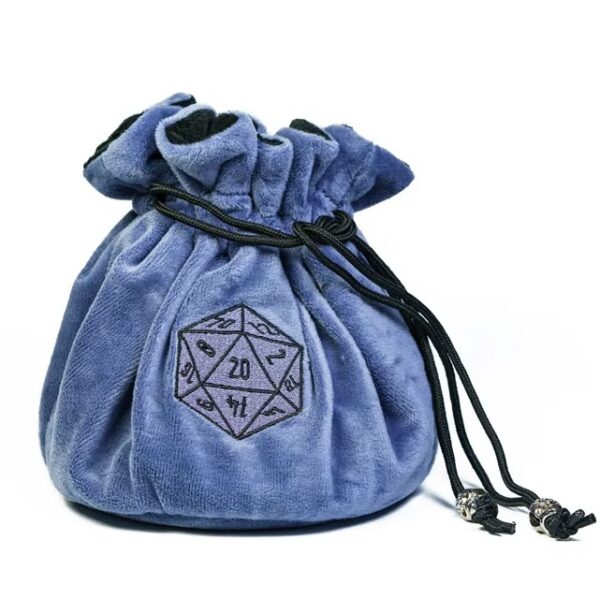 Dice Bag Wizard - Fluweel - Blauw