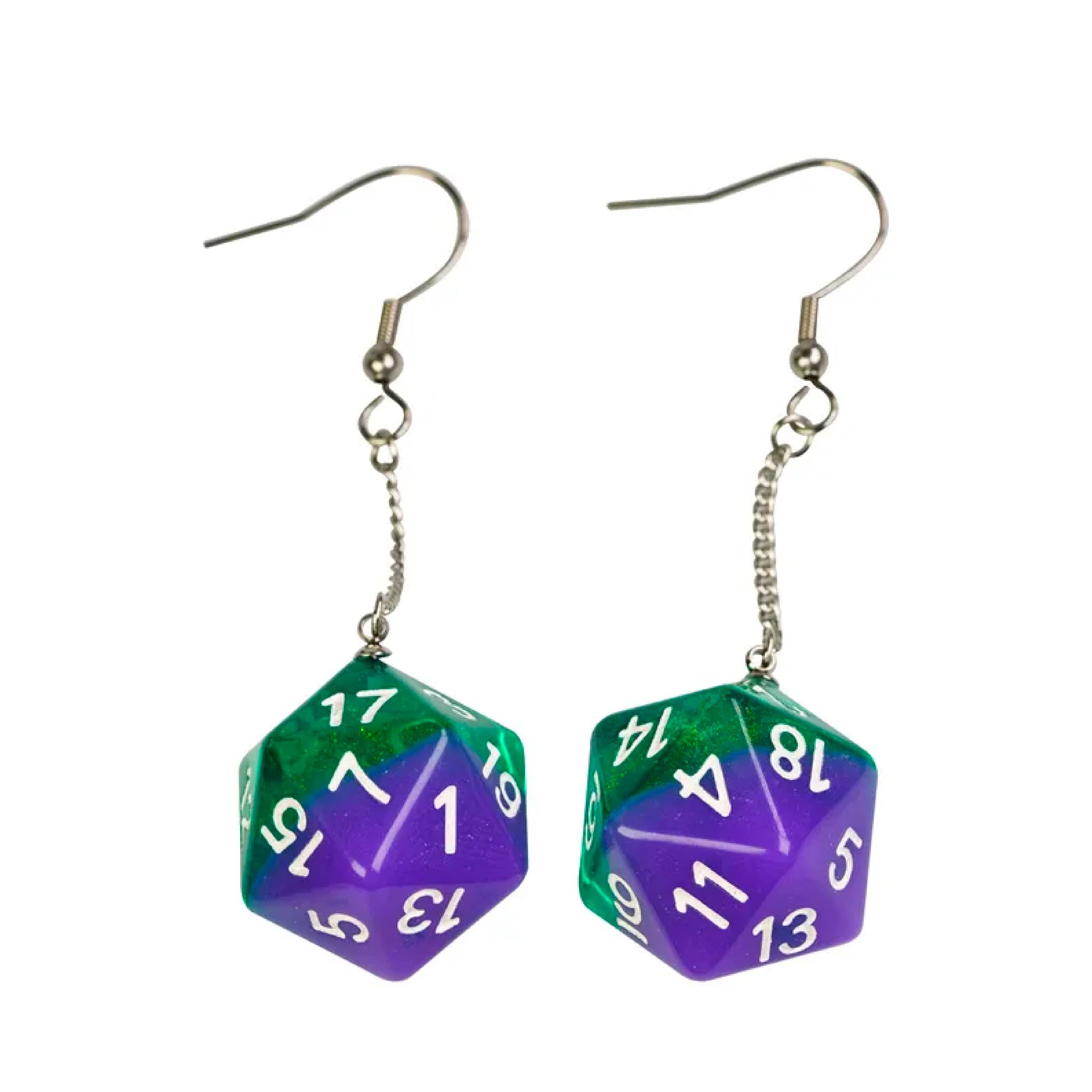 Oorbellen D20 - Mystic Forest
