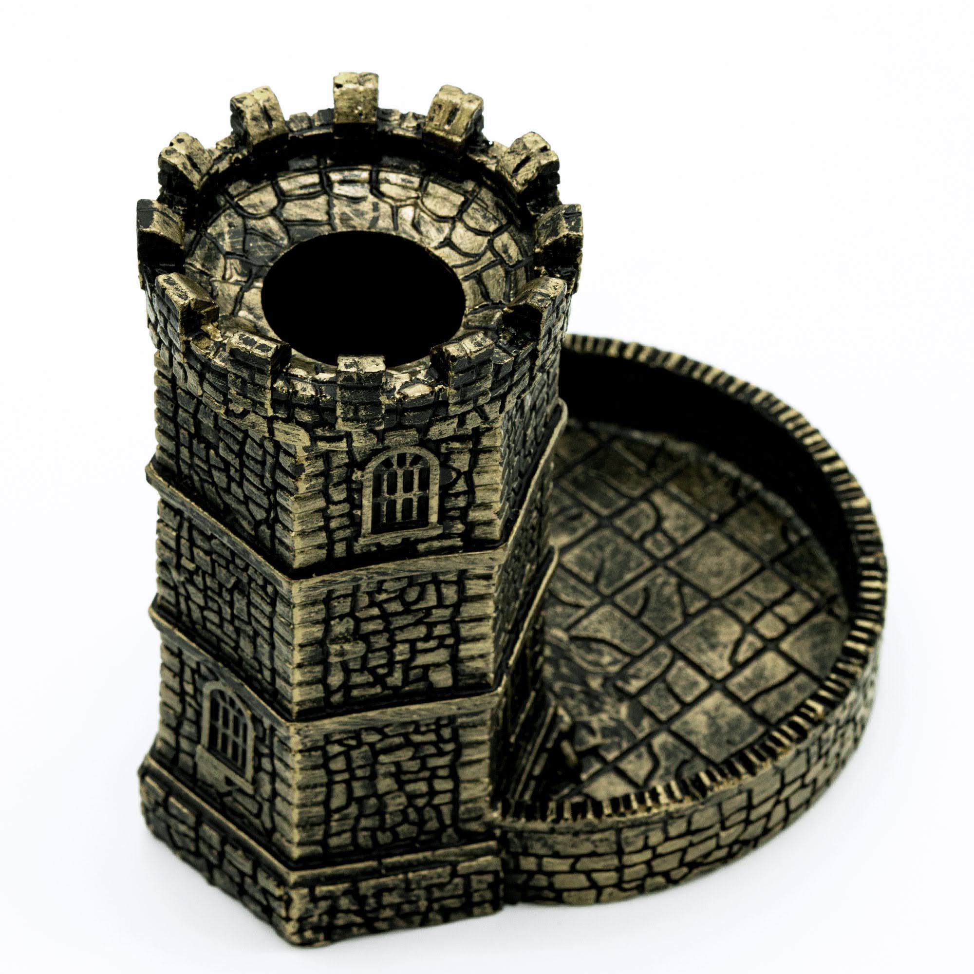 Dice Tower - Solid Gold