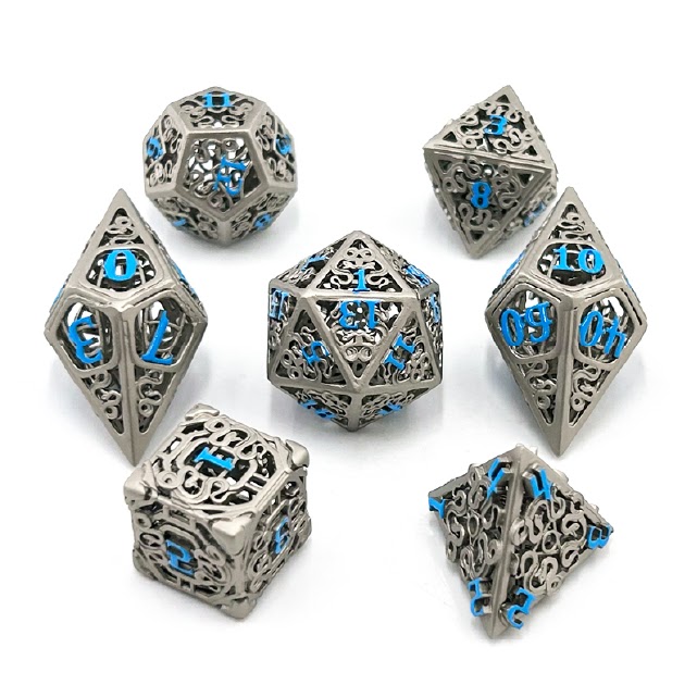 Polydice - Silver Serpent - Set 7 stuks