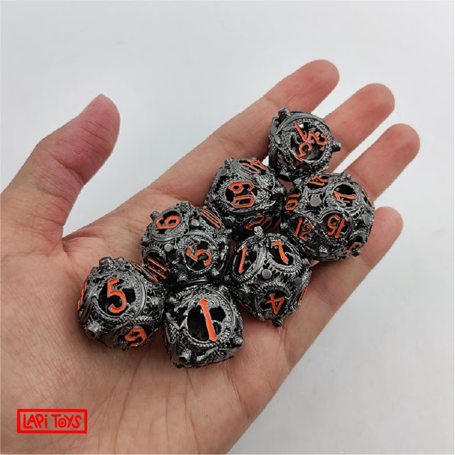 "Polydice - Red Eyed Dragon - Set 7 stuks"