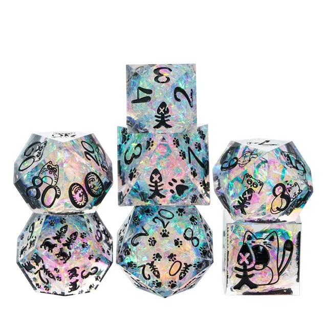 "Polydice - Cat Scratch - Set 7 stuks"