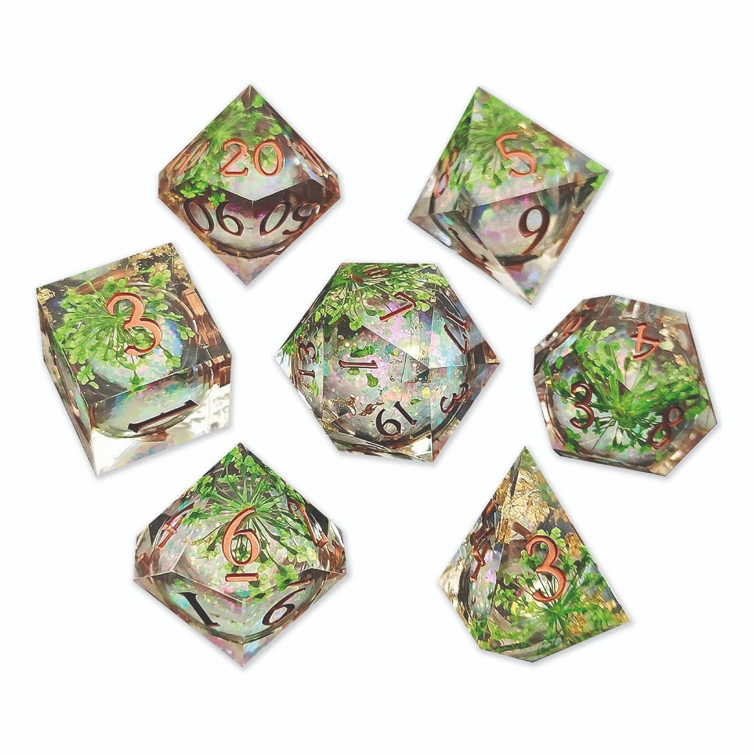 Polydice - Clover Charm - Set 7 stuks