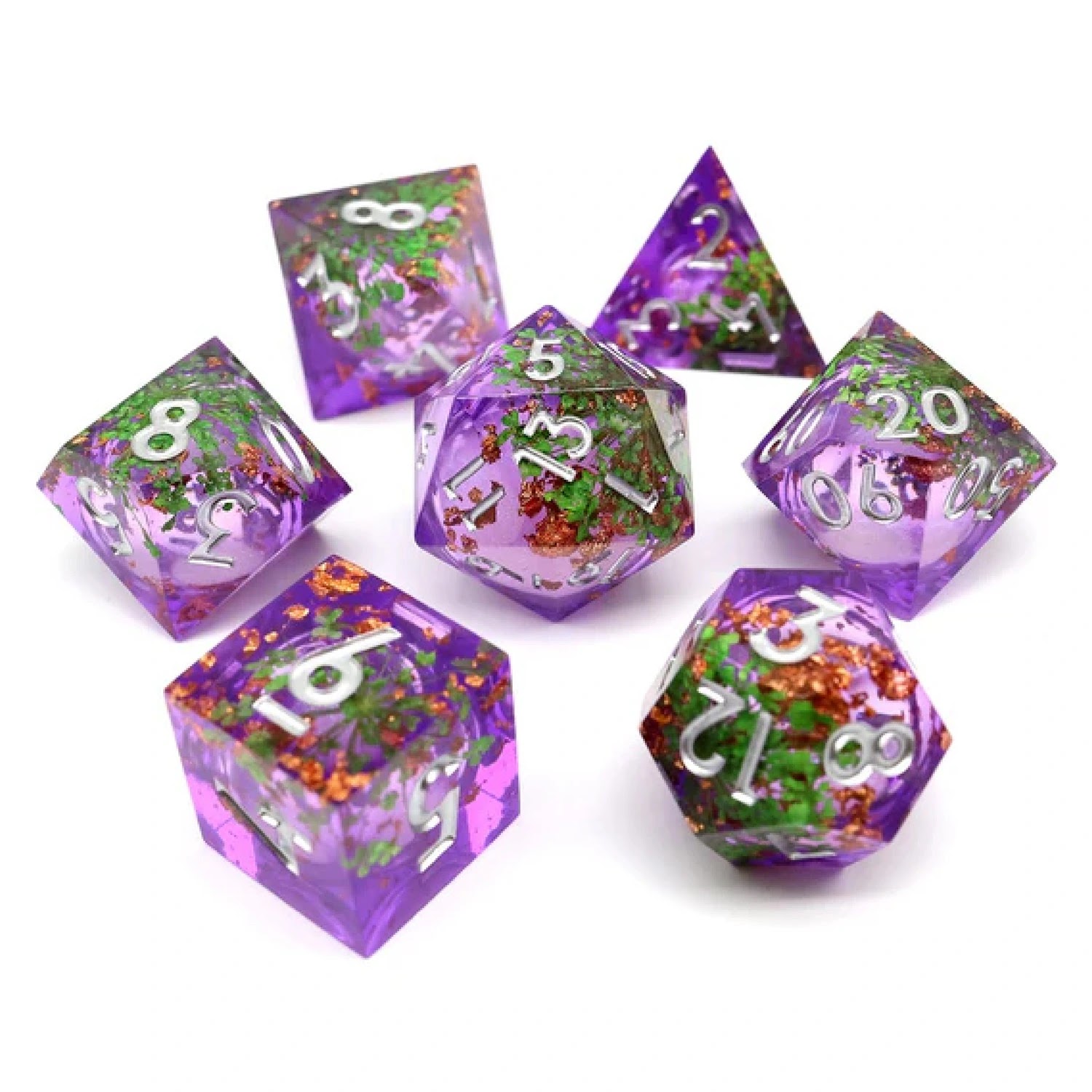 Polydice - Purple Charm - Set 7 stuks