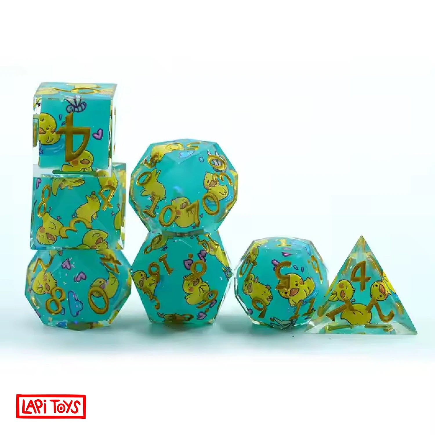 Polydice - Quackburst - Set 7 stuks