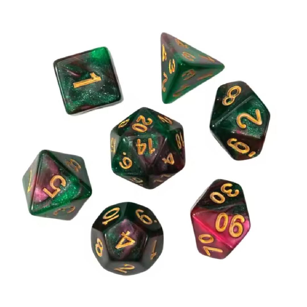 Polydice - Wicked Moss - Set 7 stuks