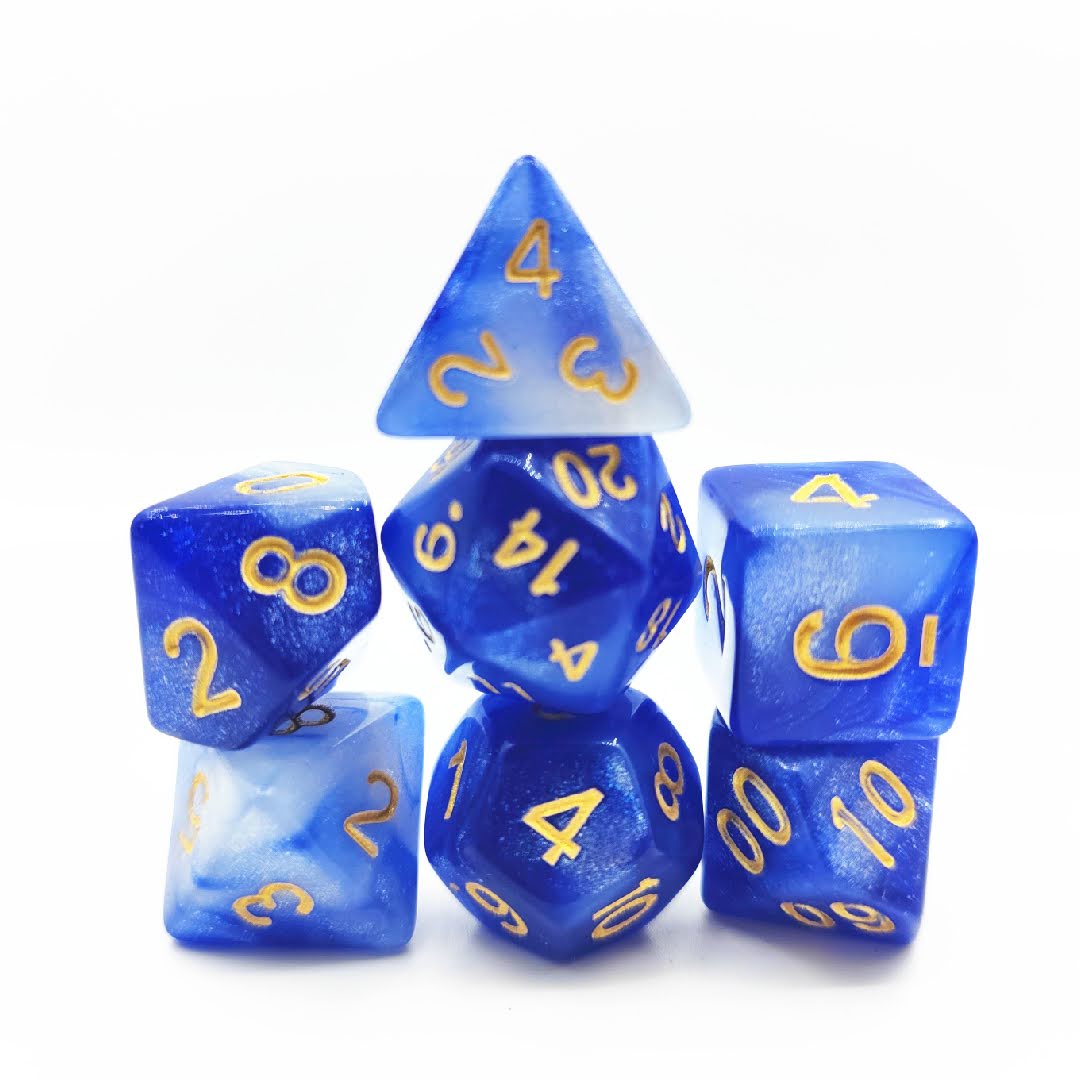 Polydice - Moonlint Water - Set 7 stuks