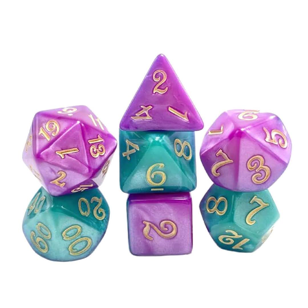Polydice - Feywild Glimmer - Set 7 stuks